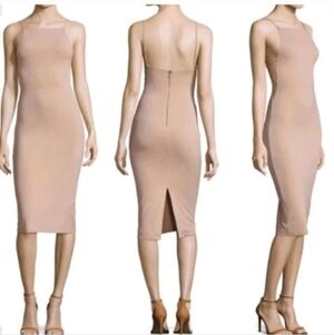 Alice +Olivia Kia Air Beige Midi Length  Dress Size 8